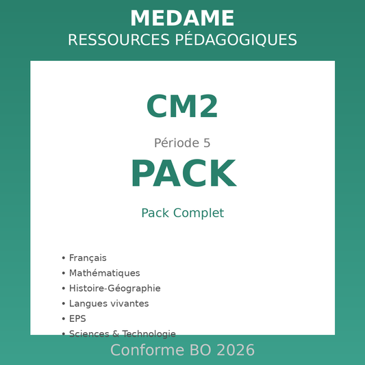 CM2 - PACK - Période 5