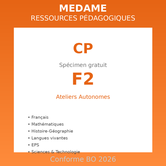 CP - Spécimen F2