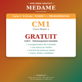 CM1 — Spécimen gratuit — Fichier 1 — Programmation et Ressources