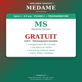 Moyenne Section — Spécimen gratuit — Fichier 1 — Programmation et Ressources