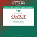 Moyenne Section — Spécimen gratuit — Fichier 2 — Ateliers Autonomes