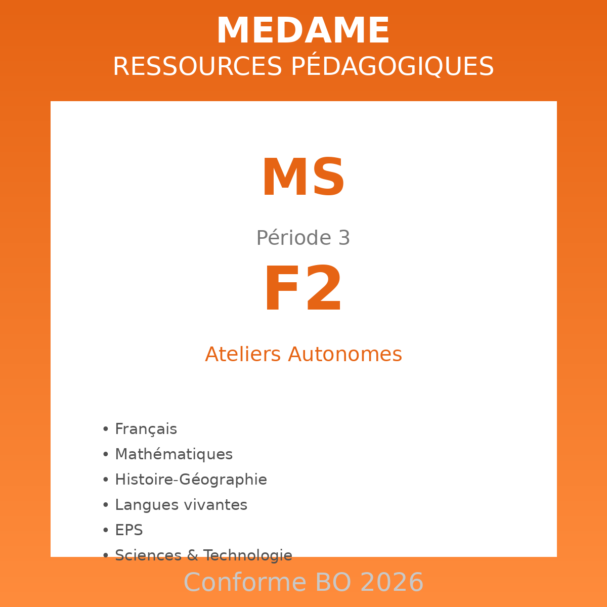 MS - F2 - Période 3