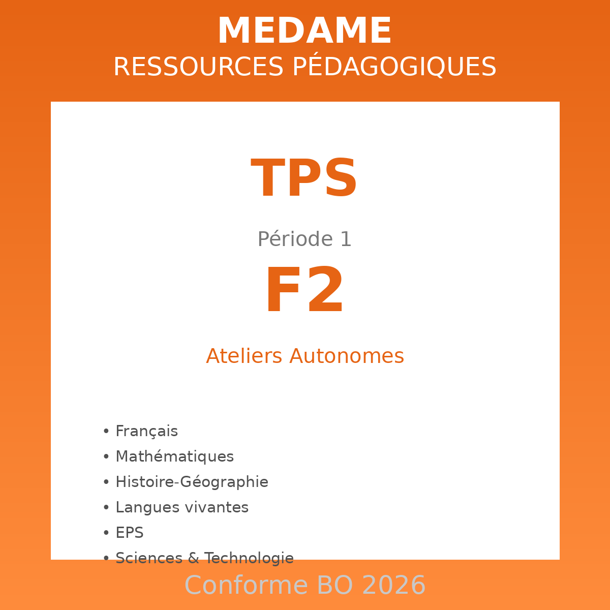 TPS - F2 - Période 1