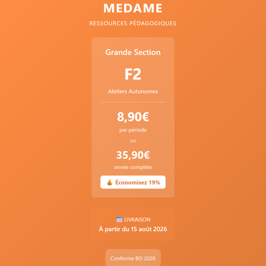 Grande Section - F2 - Période 3