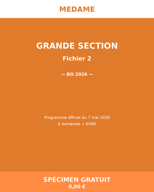 Grande Section — Spécimen gratuit — Fichier 2 — Ateliers Autonomes